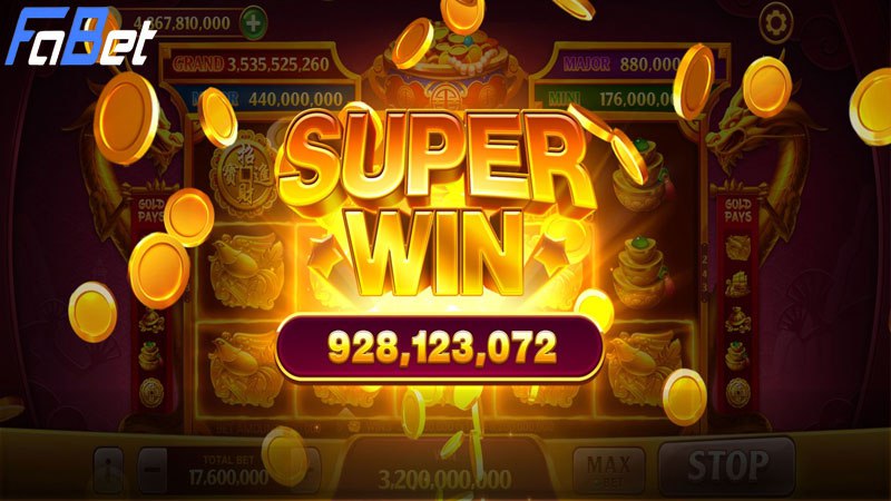 Tiến hành quay slot game Fabet nổ hũ